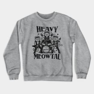 Heavy Metal Cats Crewneck Sweatshirt